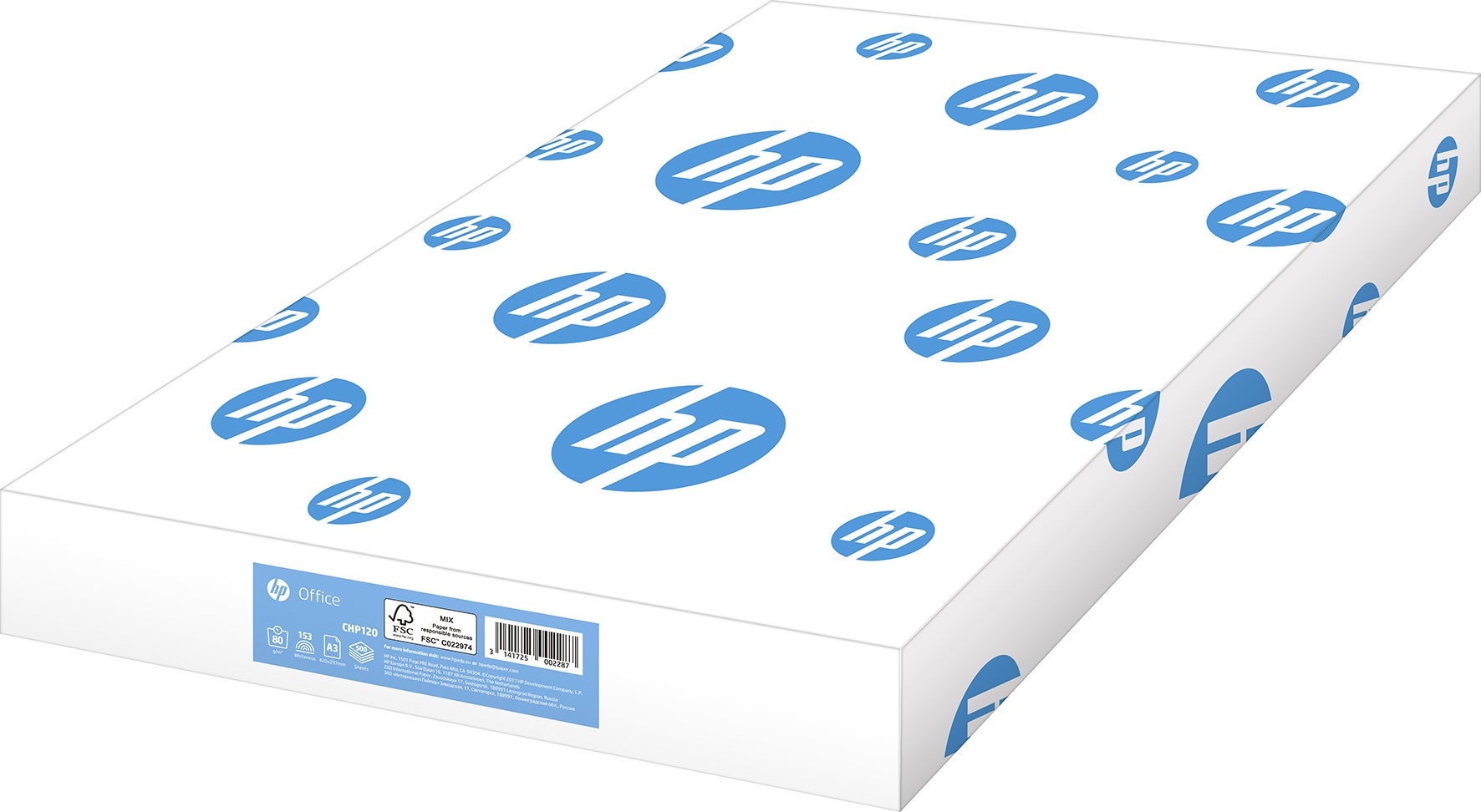 [1049149] Kopieringspapper HP Office A3 80g 500/fp