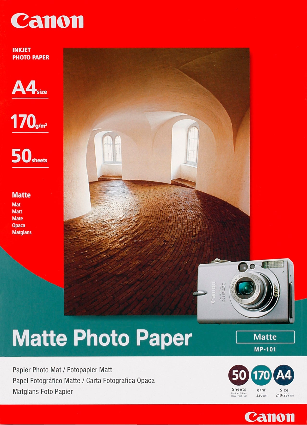 [1178018] Fotopapper Canon MP101 matt A4 50/fp