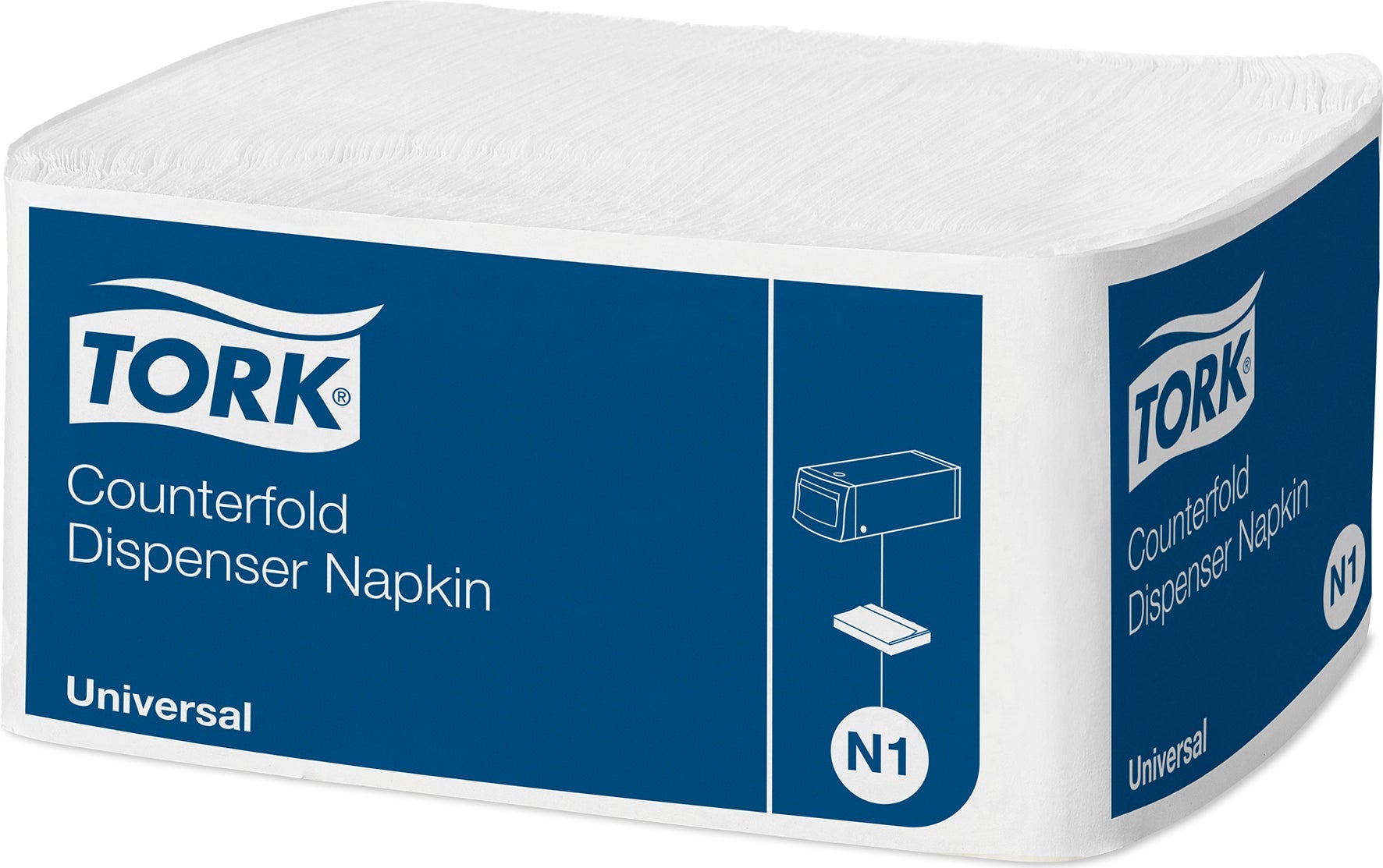 [2502240] Dispenserservett N1 33x30 cm 1-lag 7200 st