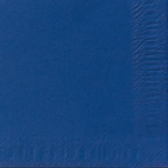 [2502531] Servett 33x33 3-lag blå 125/fp