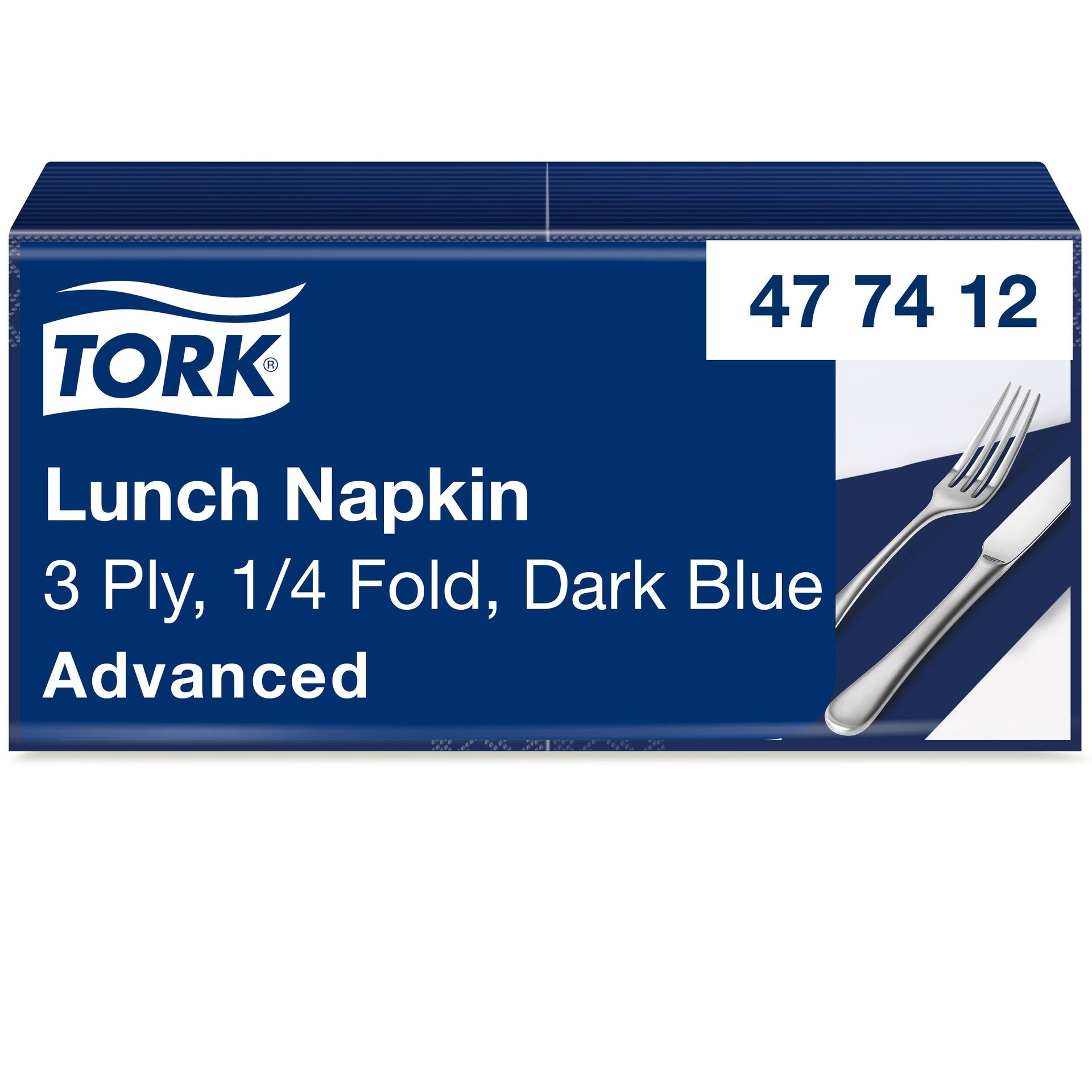 [8550002] Servett Lunch Tork 3-lager 150-pack mörkblå