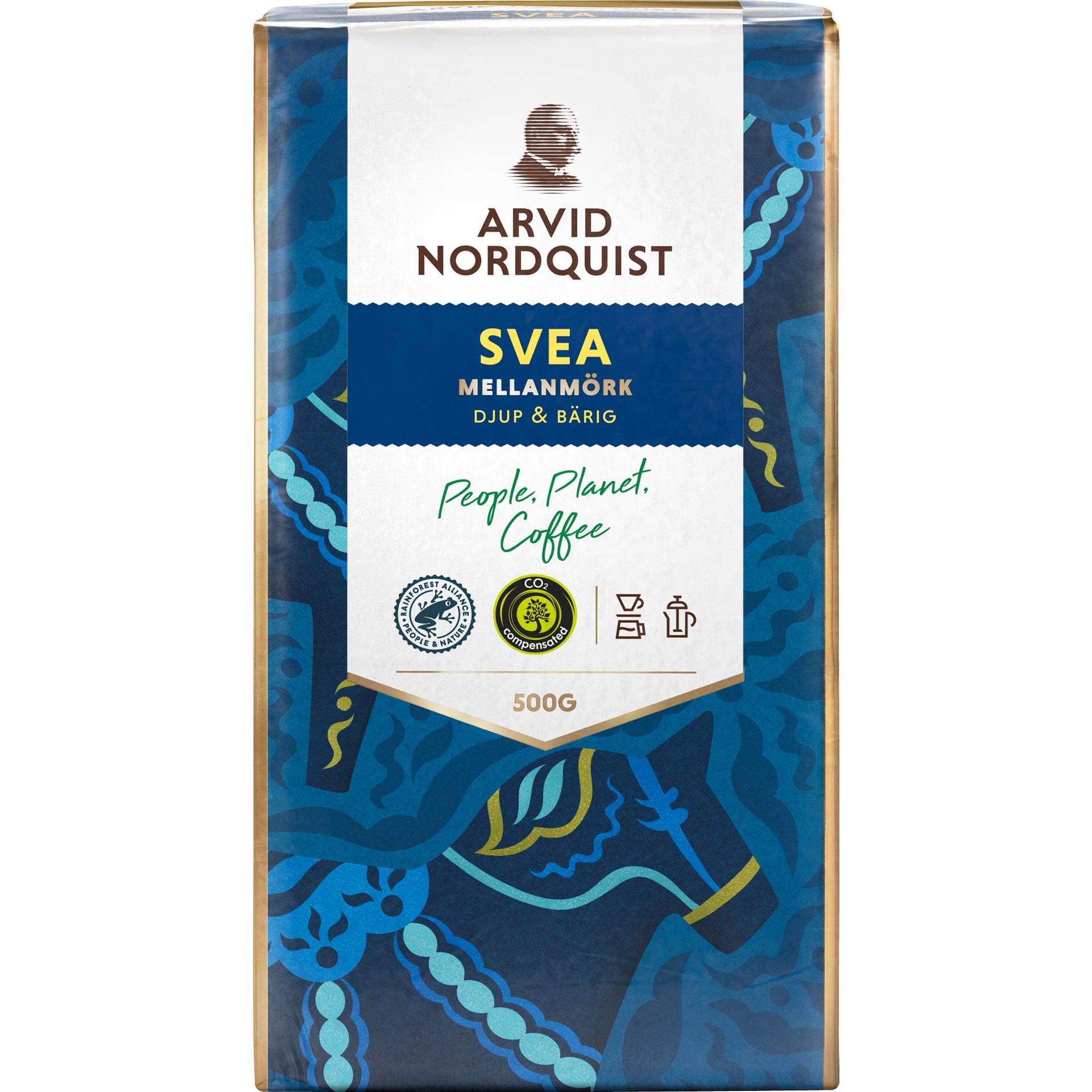 [2829564] Kaffe Svea Malet Mellanmörk 500 g Arvid Nordquist
