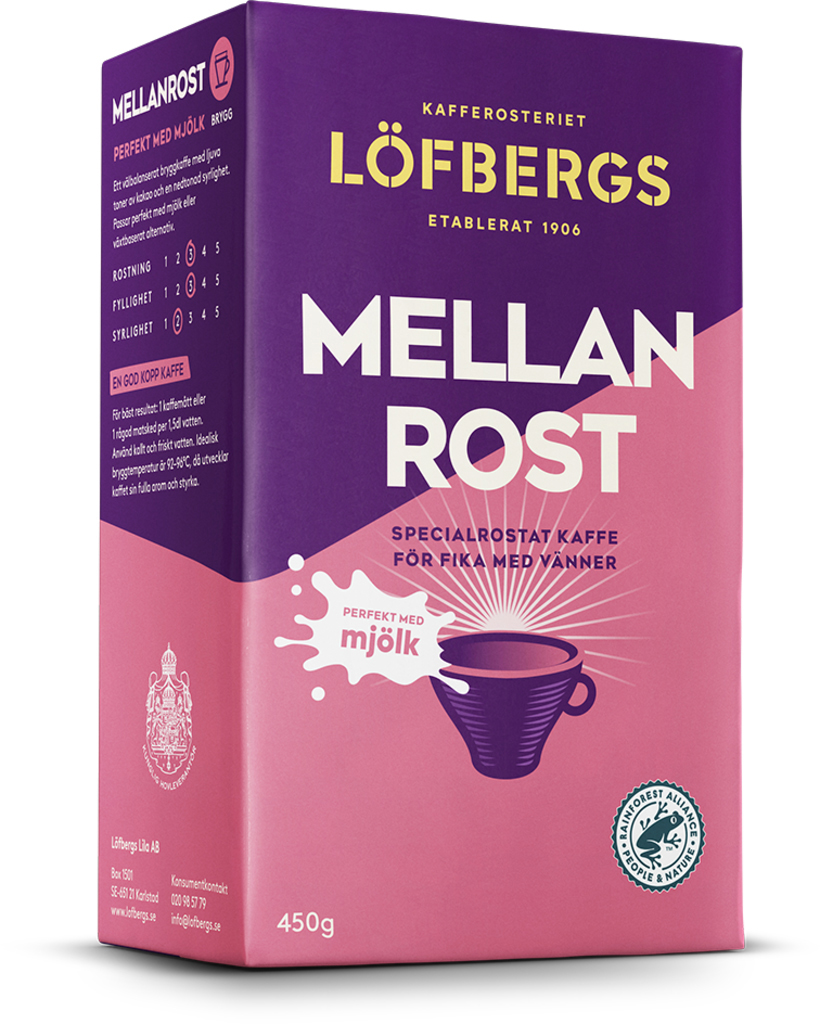 [8551613] Kaffe Löfbergs Mellanrost 450g