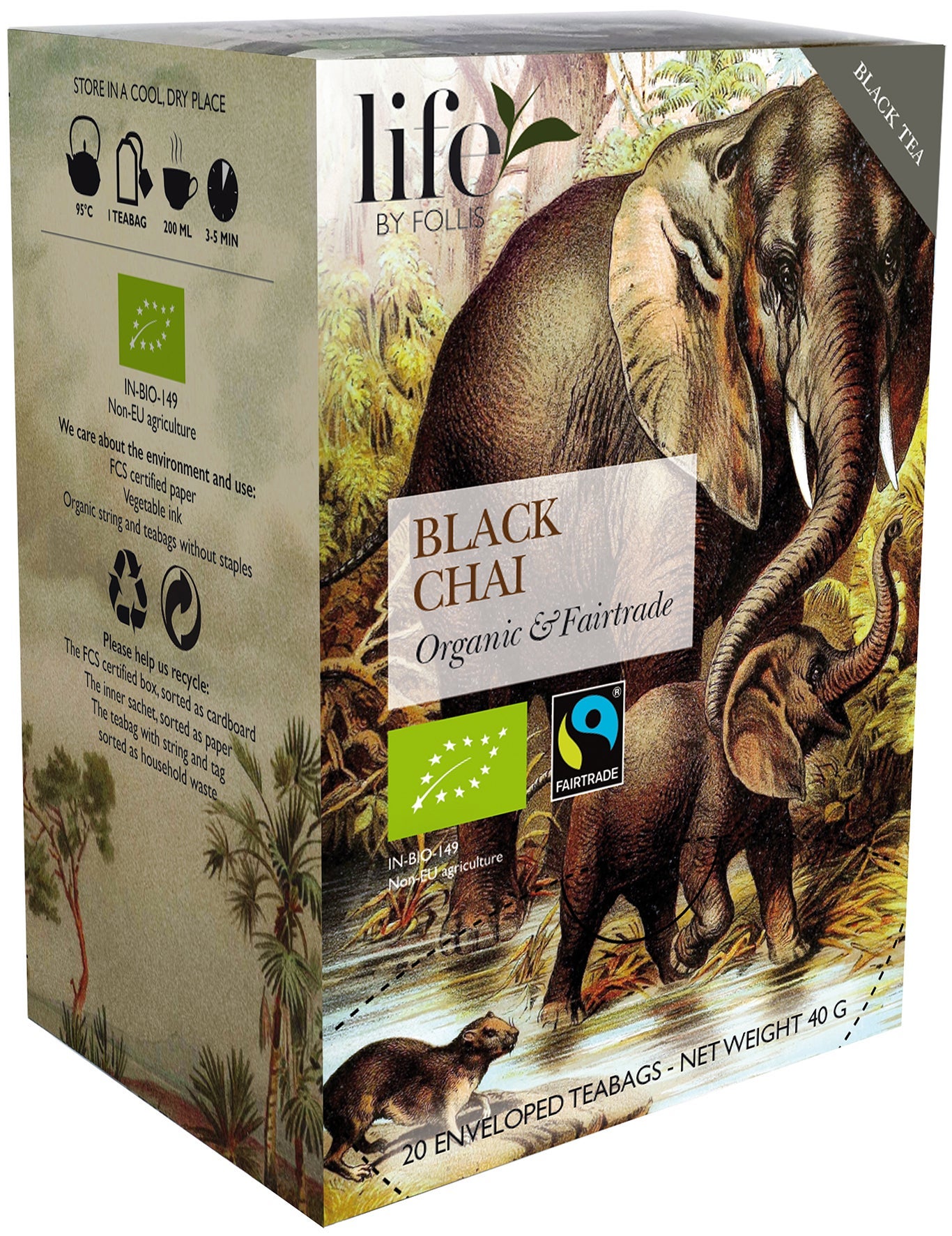 [8553061] Te Svart chai 20 st/fp
