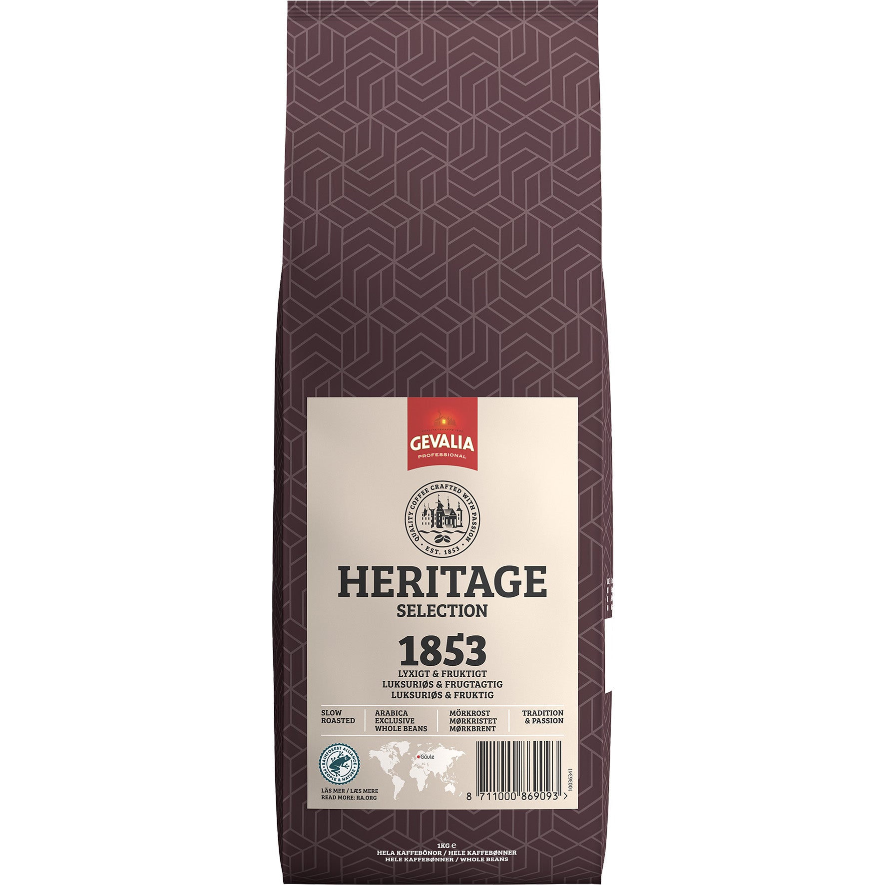 [2830042] Kaffe Gevalia Heritage Selection Hela Bönor 1000 g