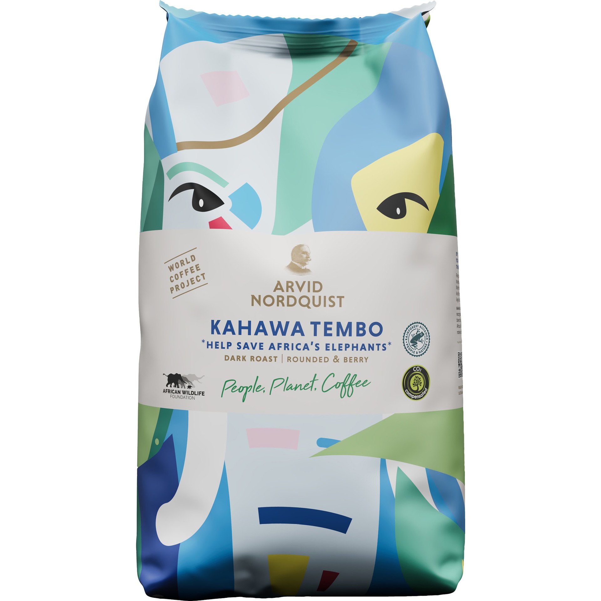 [8557117] Kaffe Kahawa Tembo mörk 750g