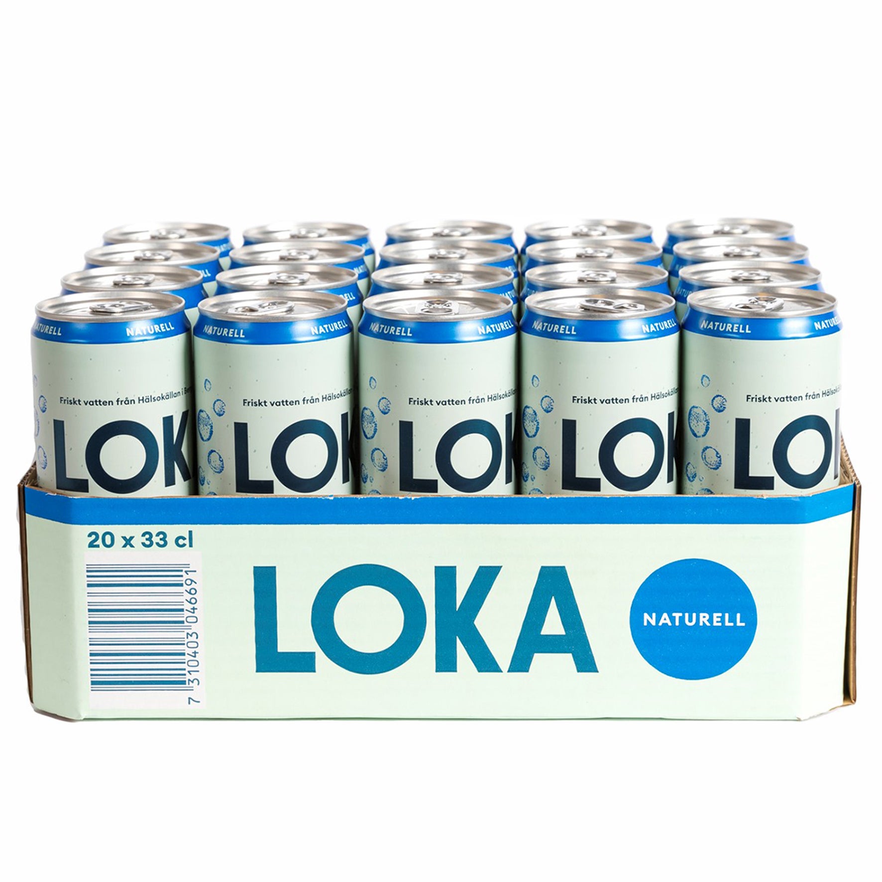 [8560080] Loka Naturell 33cl sleek can