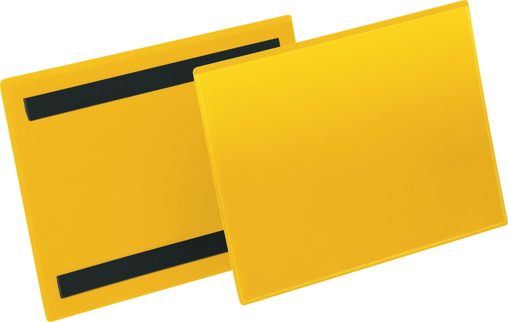 [8552716] Plastficka A5L magnetisk gul 50 st/fp