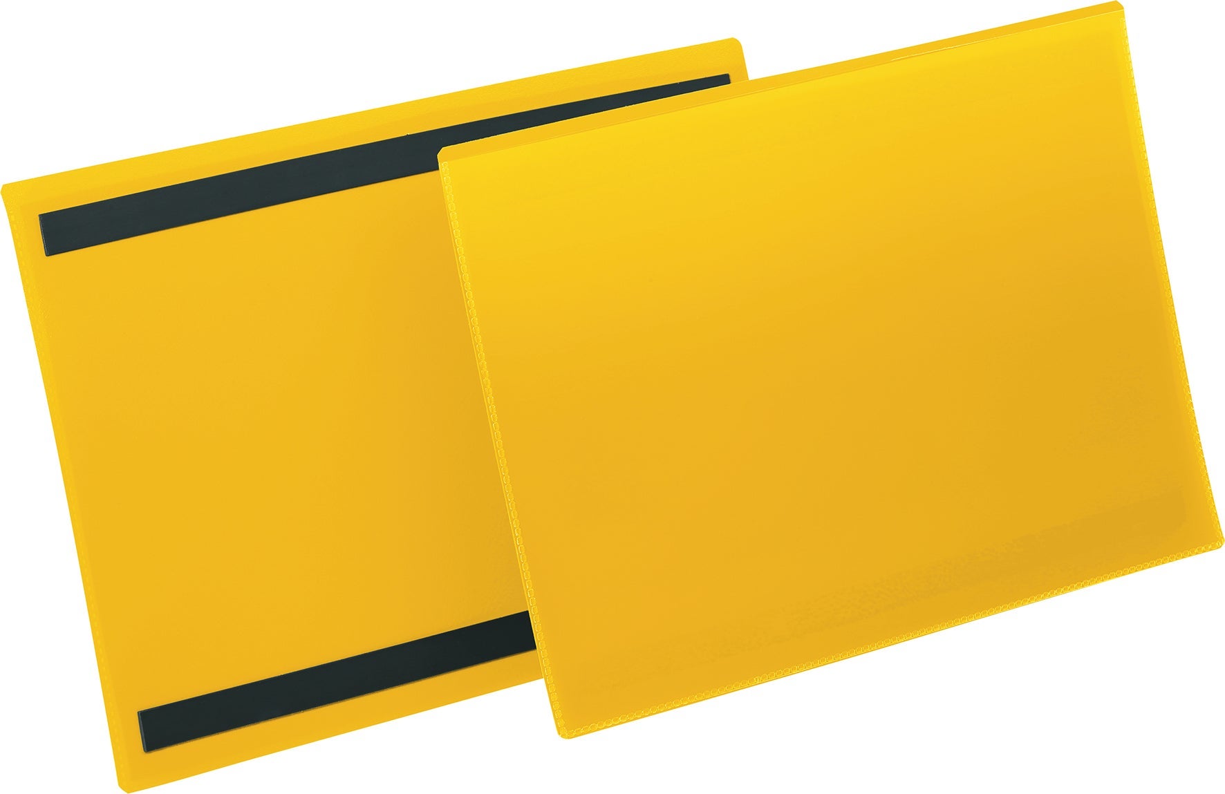 [8552720] Plastficka A4L magnetisk gul 50 st/fp