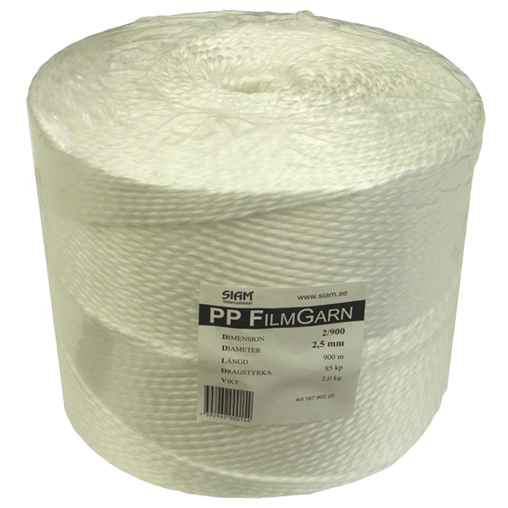 [2341320] Filmgarn PP 2/900 vit 900m 2kg