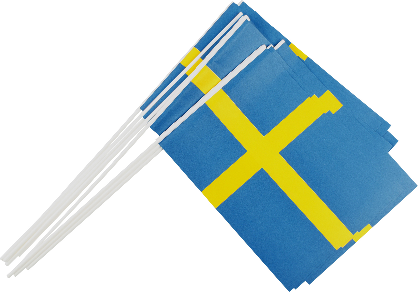[8557502] Flaggor svenska 20x25 cm 10 st