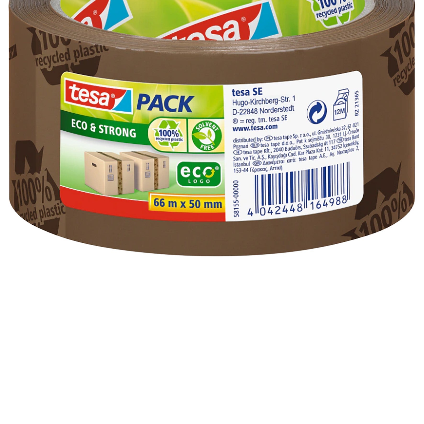 [2347370] Packtejp Tesa Eco 50 mm x 66 m 56 my brun