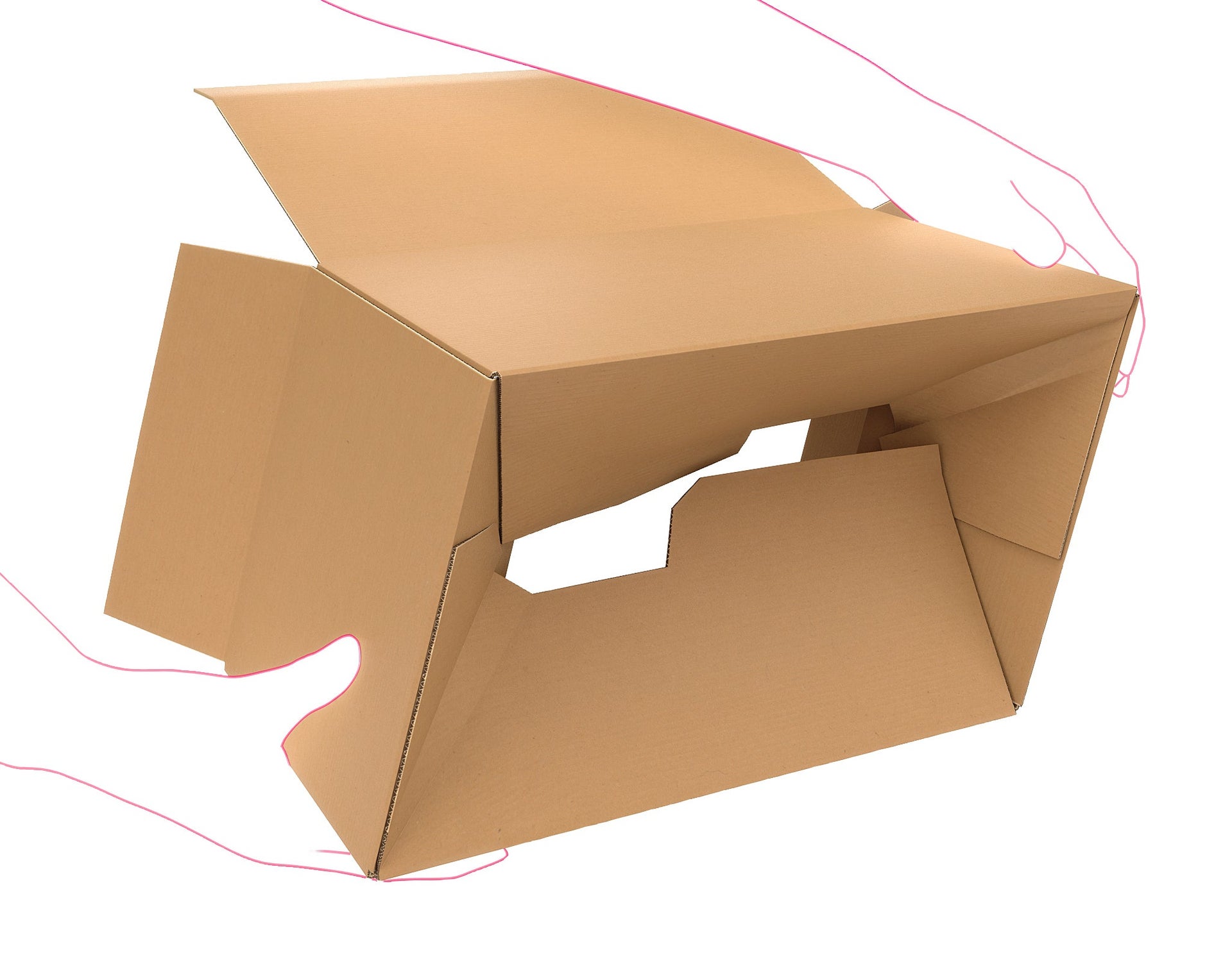 [2580883] Snabbottenlåda 250 x 180 x 150 mm 3 mm