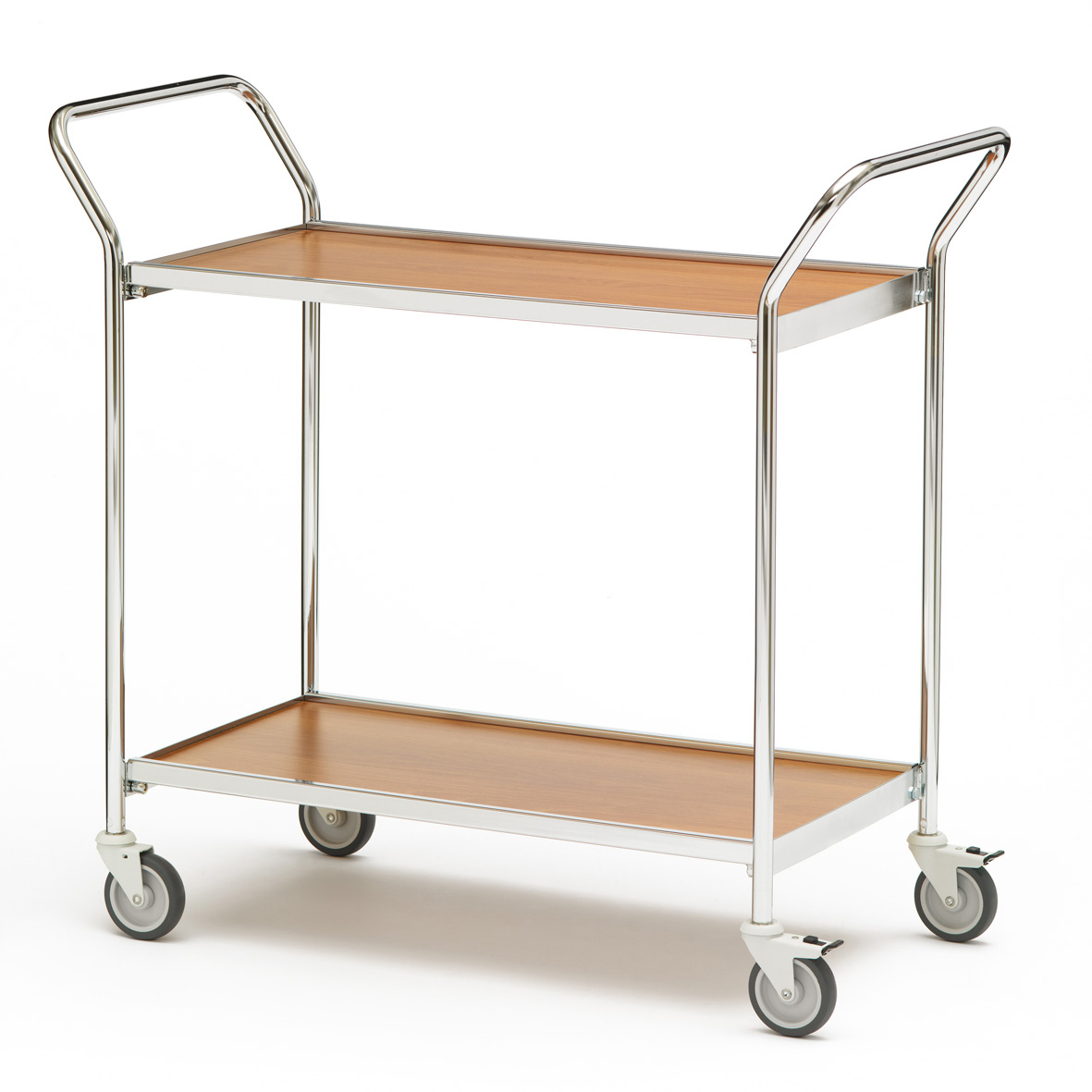 [2470578] Bordsvagn 2hyllplan 2handtag