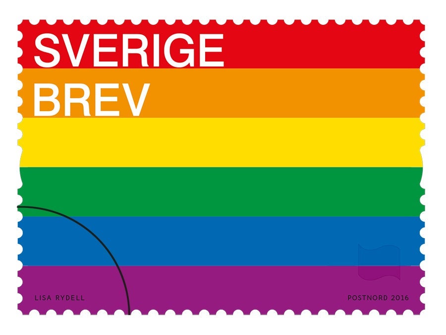 [2796013] Inrikes frimärke Pride 100 st/rulle