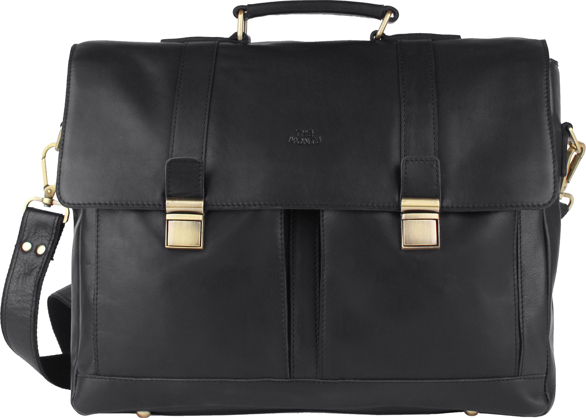 [2780210] Portfölj The Monte vintage sv.