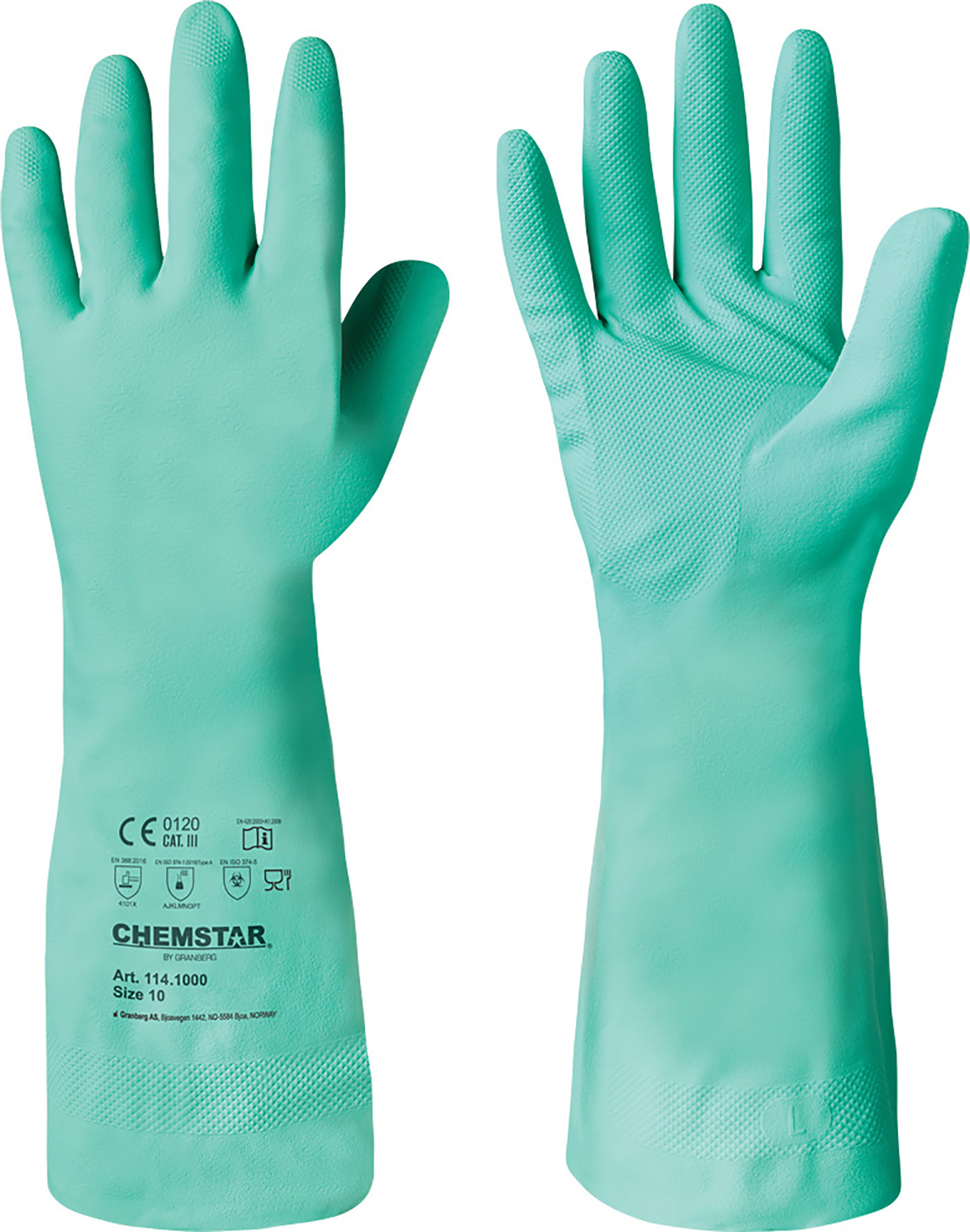 [8552019] Handske Kemikalieres Nit M