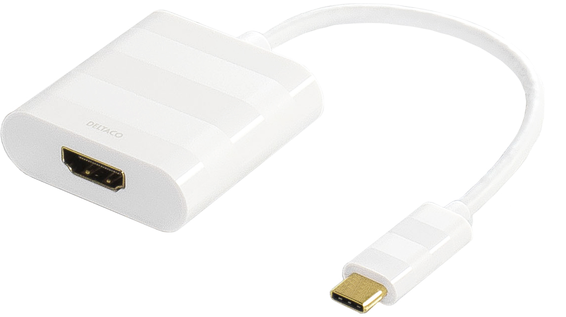 [5803009] Adapter USB-C - HDMI 0,2m vit