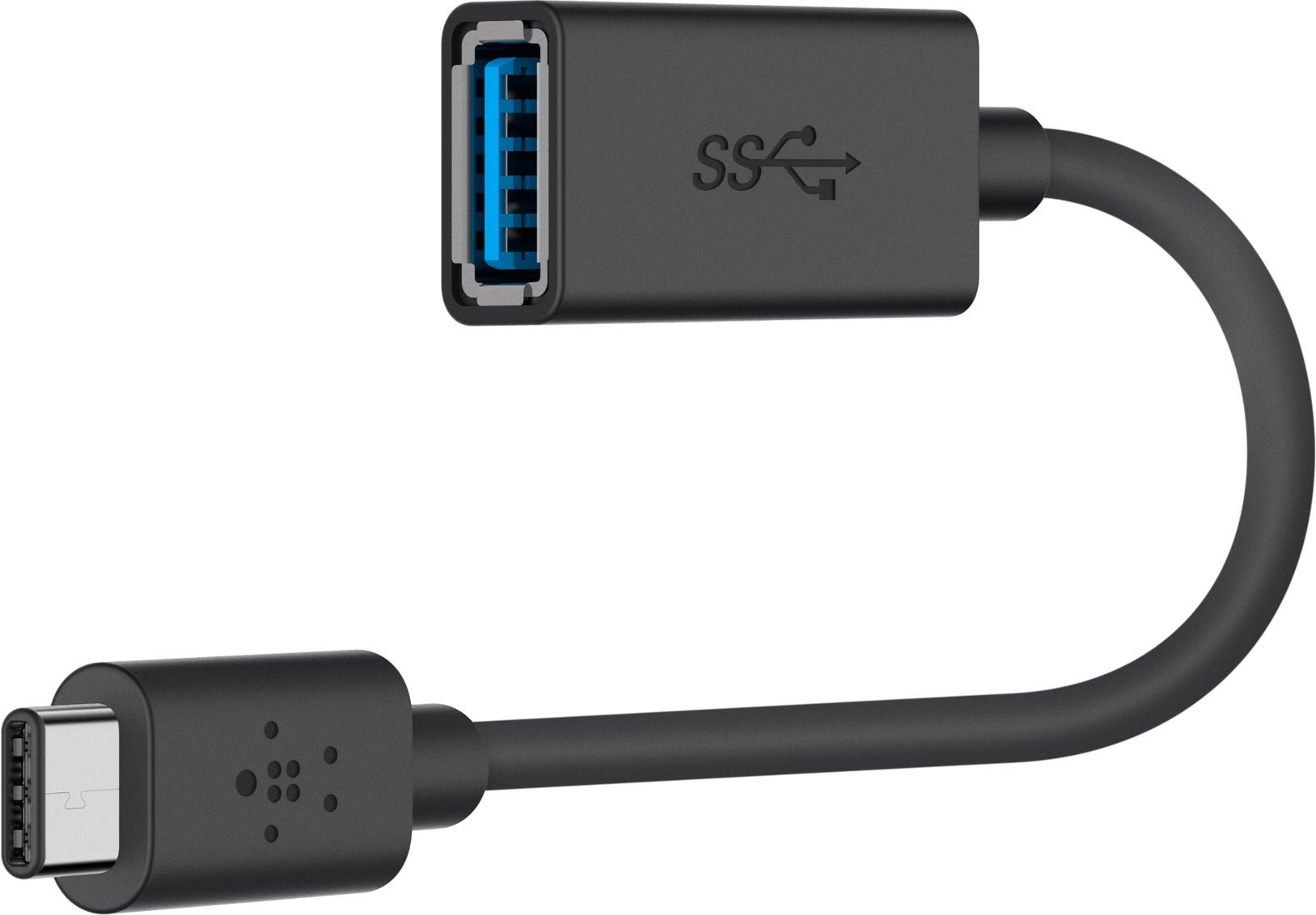 [5990157] USB-Kabel adapter Typ C ha - Typ A ho 3.0 Belkin Svart