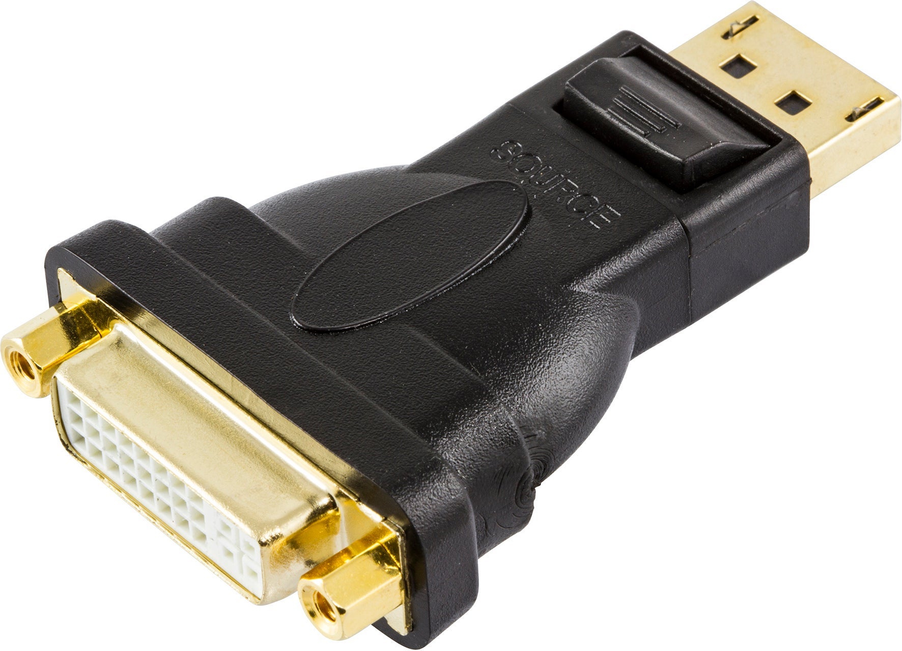 [5803727] DisplayPort - DVI-D singlelink Svart