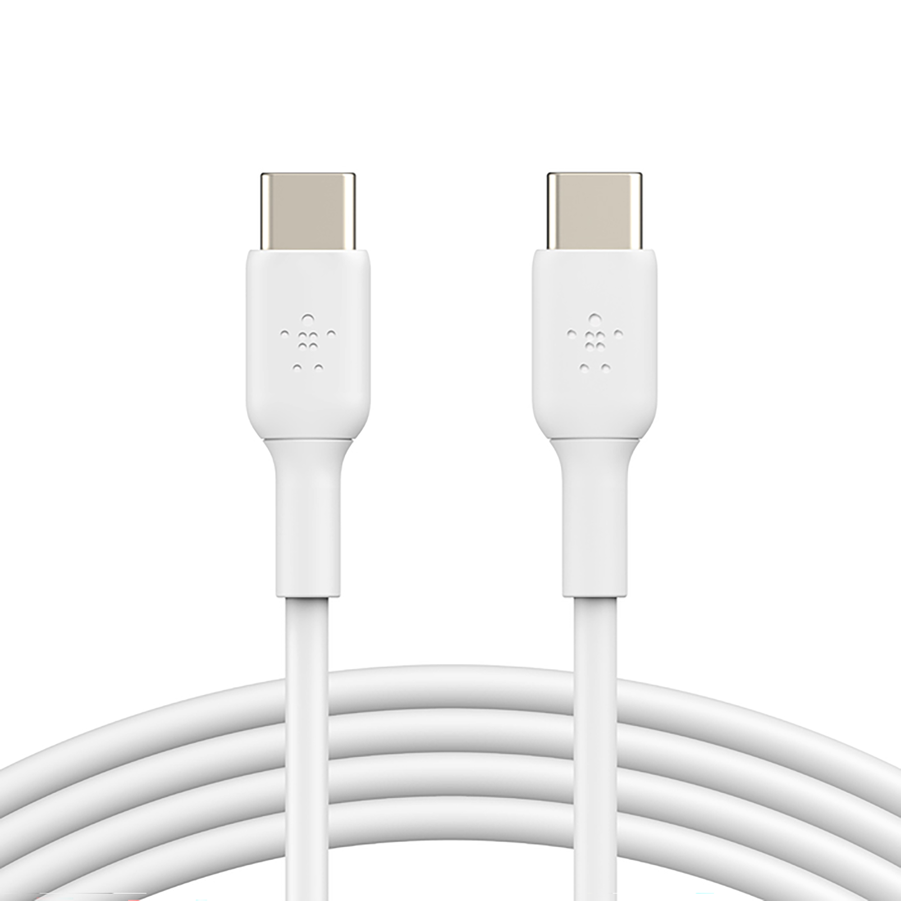 [8559599] USB-C till USB-C Kabel Vit 2m