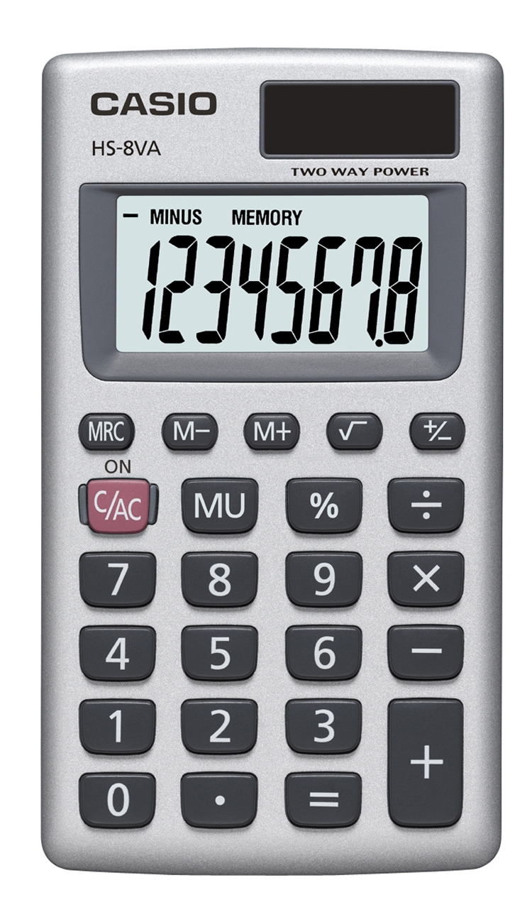 [2450291] Miniräknare Casio HS-8VA