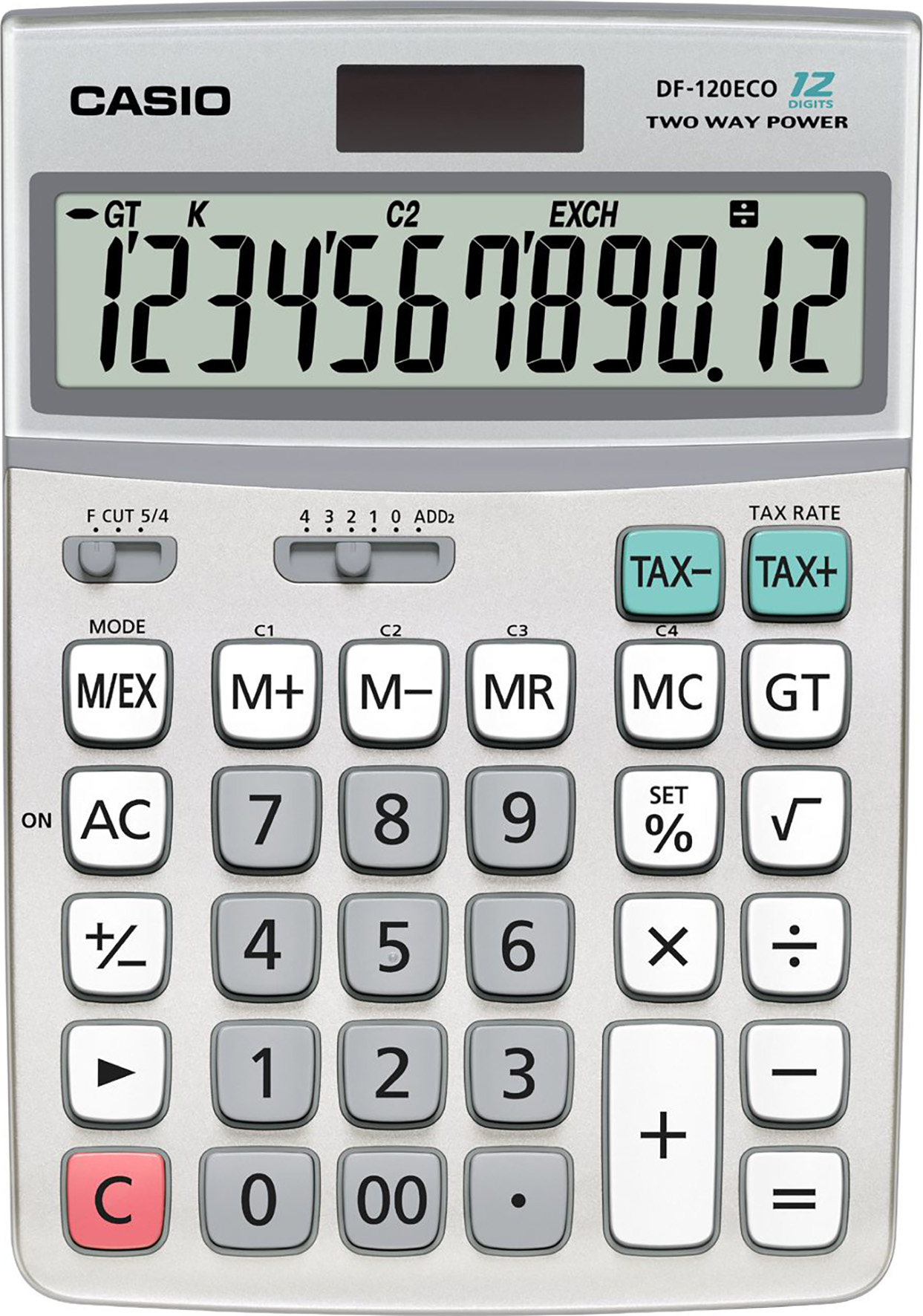 [8552458] Bordsräknare Casio DF-120 ECO