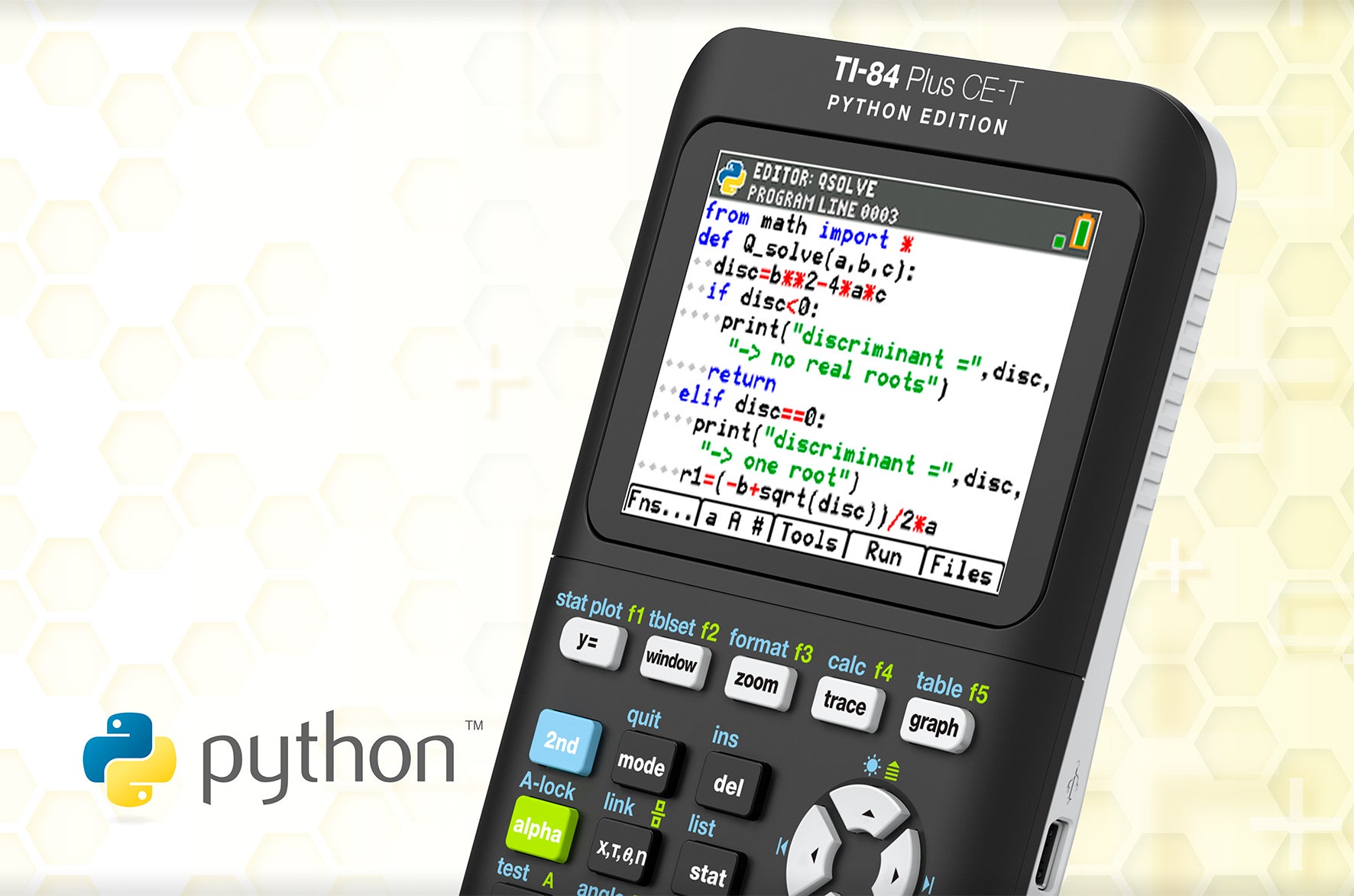 [2452104] Räknare Texas TI-84 Plus CE-T Python Edition