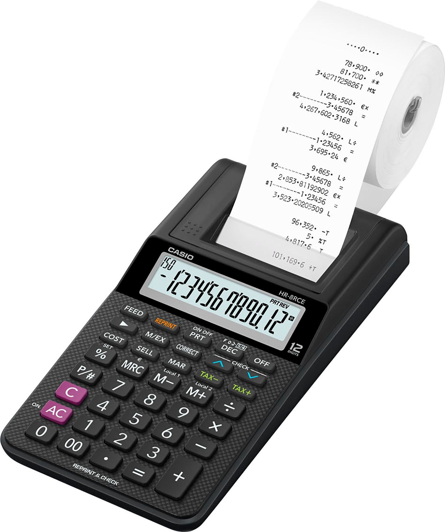[2453116] Remsräknare Casio HR-8RCE svart