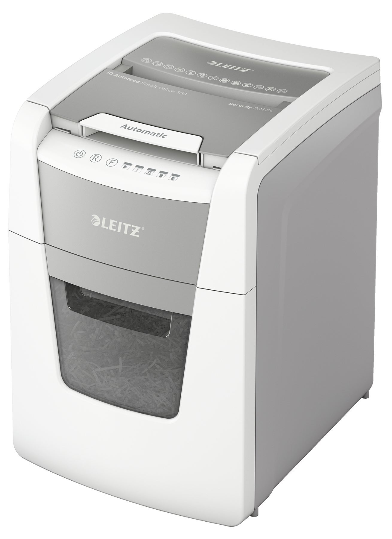 [8556788] Dokumentförstörare Leitz IQ AutoFeed SmallOffice 100 P4
