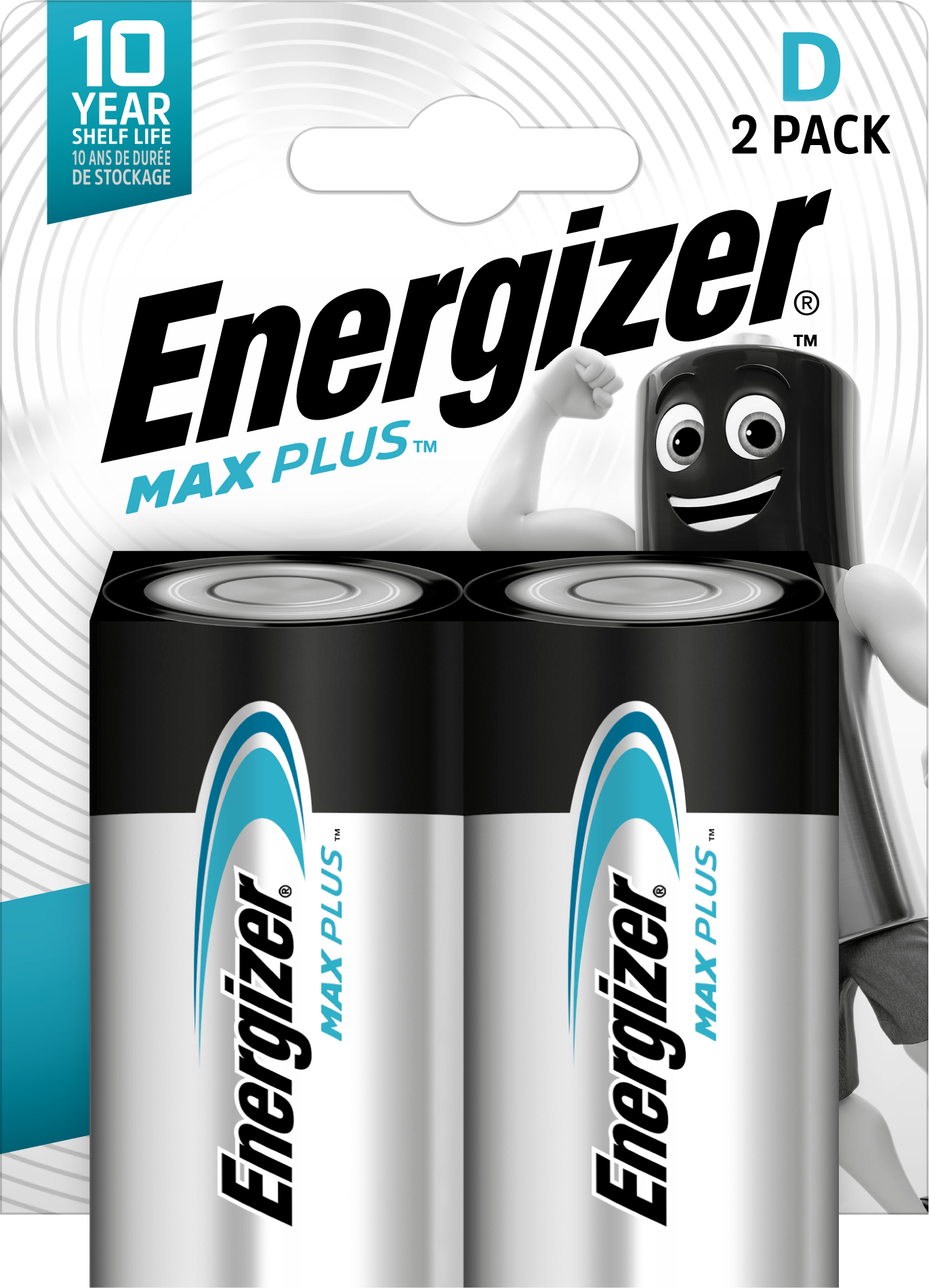 [2840941] Batteri "D" Max Plus Alk 2st/fp