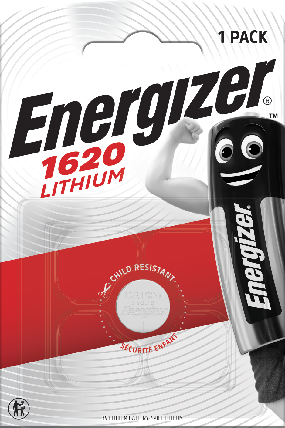 [8558870] Batteri Lithium CR1620 1p