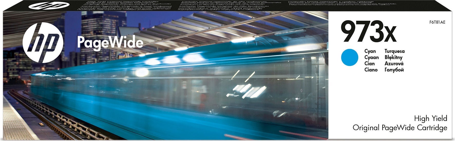 [5701284] Bläck HP No 973X F6T81AE Cyan