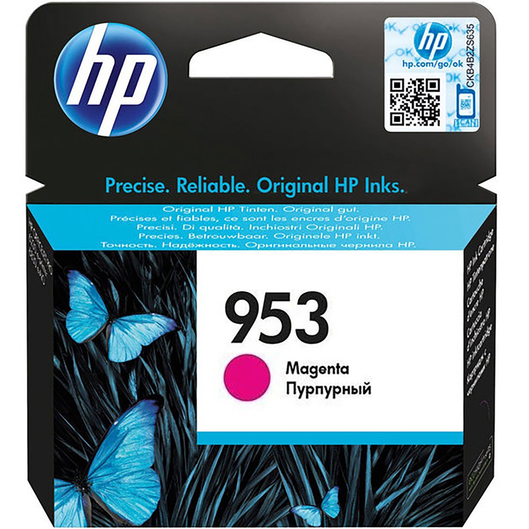 [5701291] Bläckpatron HP No953 Magenta 630 sidor
