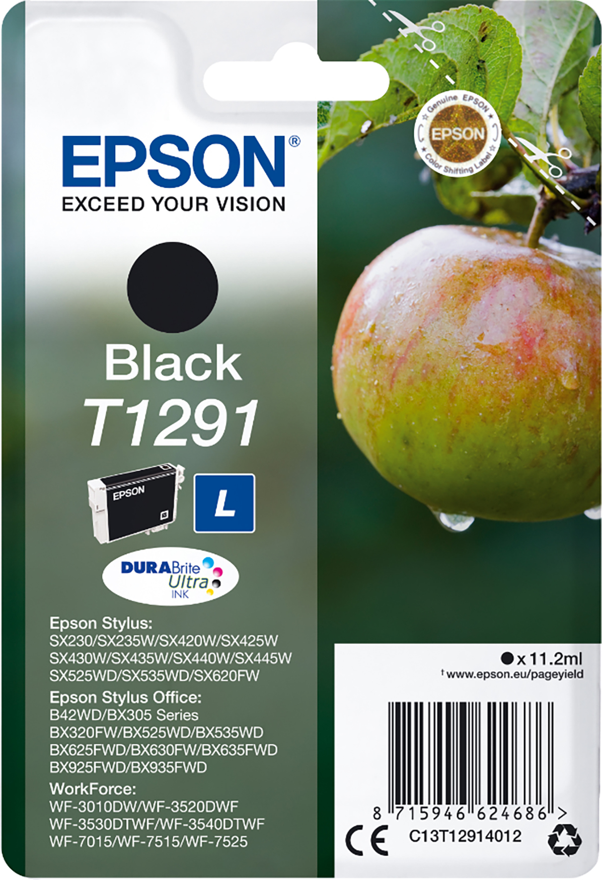 [5701358] Bläck Epson T1291 svart