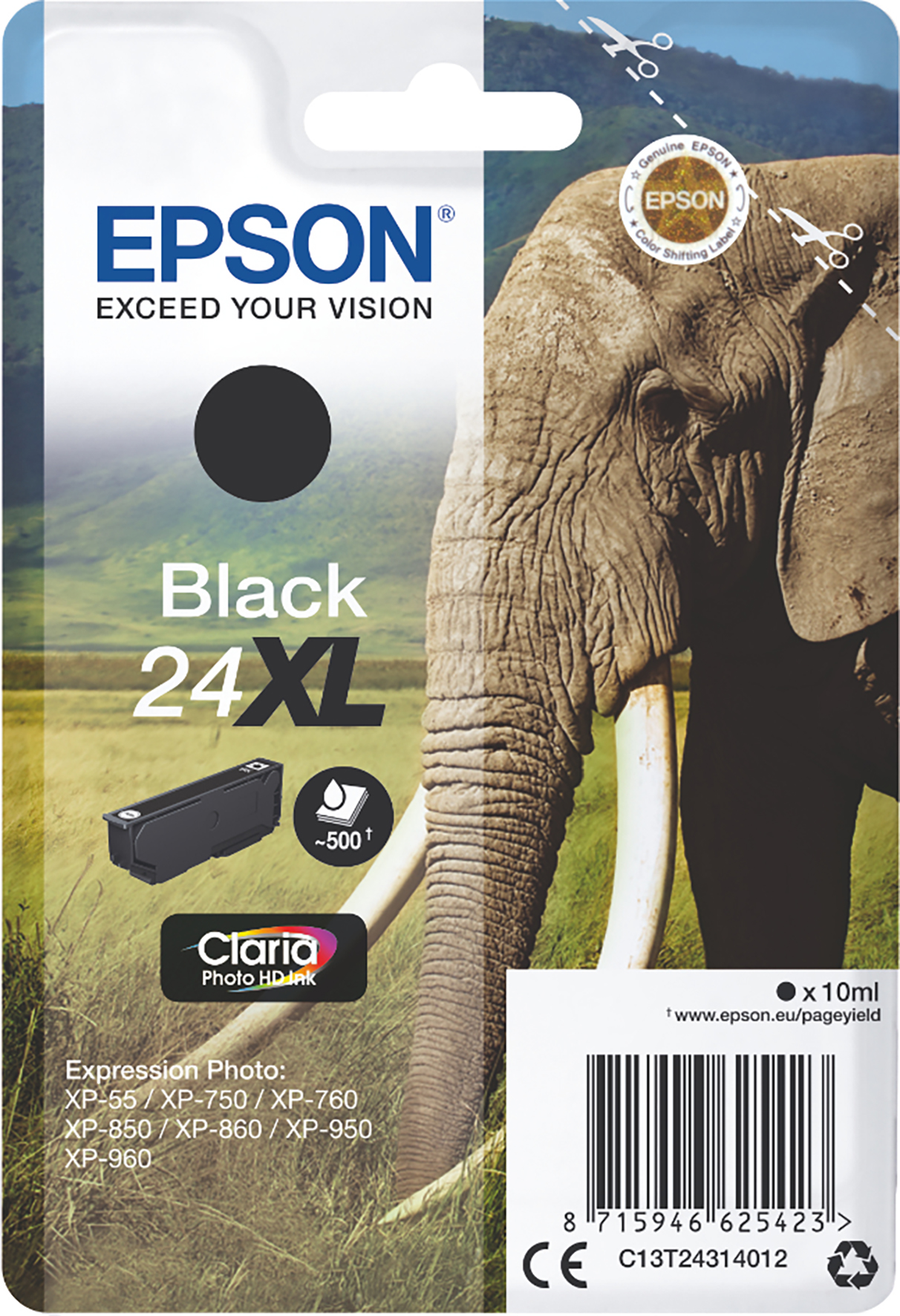 [5701355] Bläck Epson 24XL svart