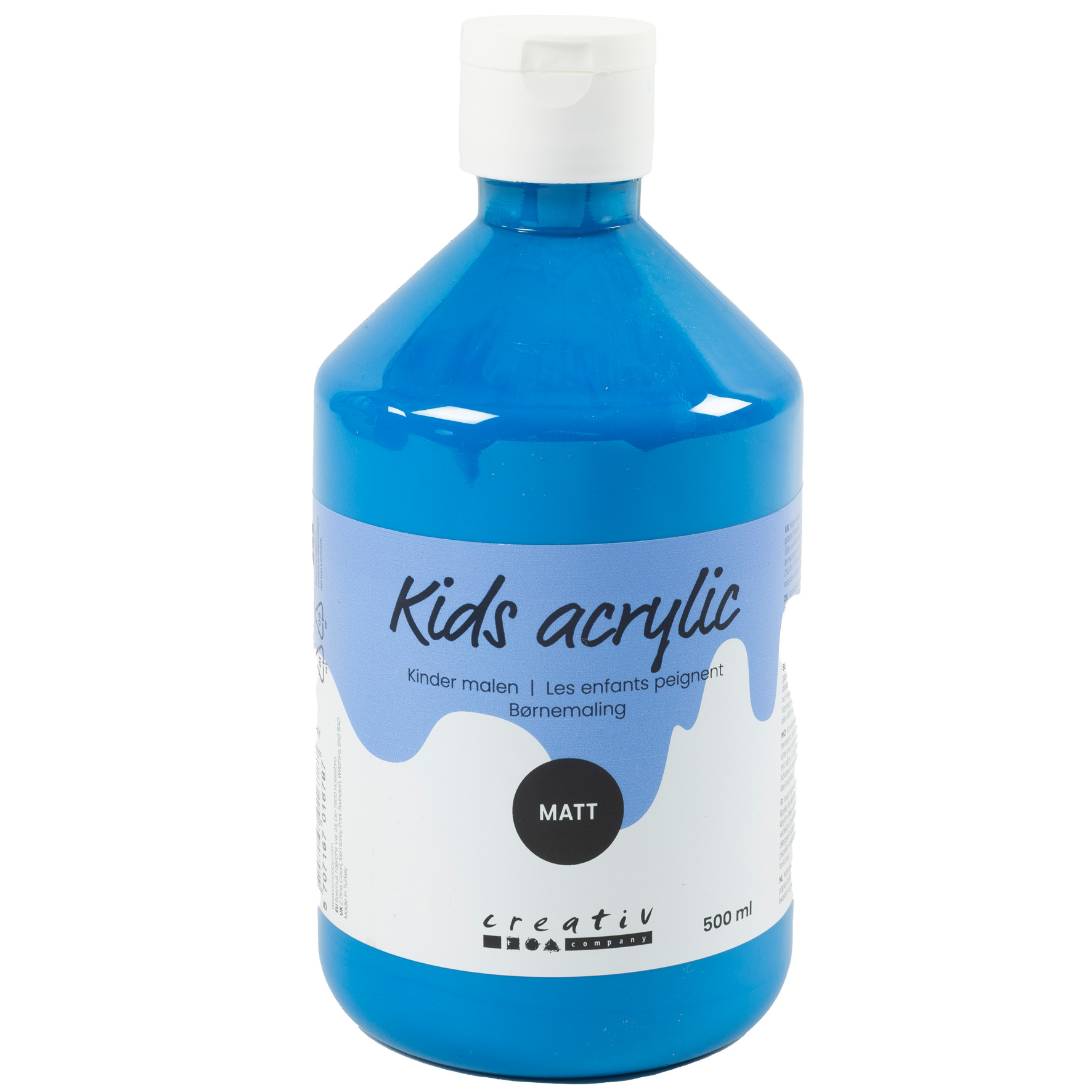 [8100287] Readymix matt 500ml cyanblå