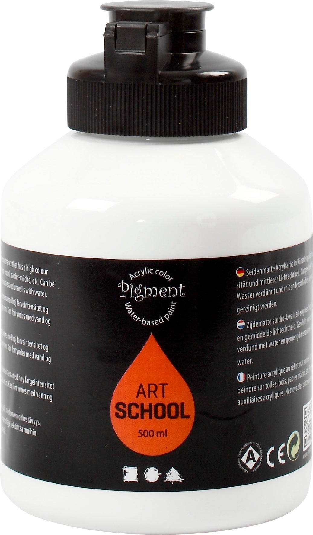 [8100734] Akrylfärg Pigment 500 ml vit