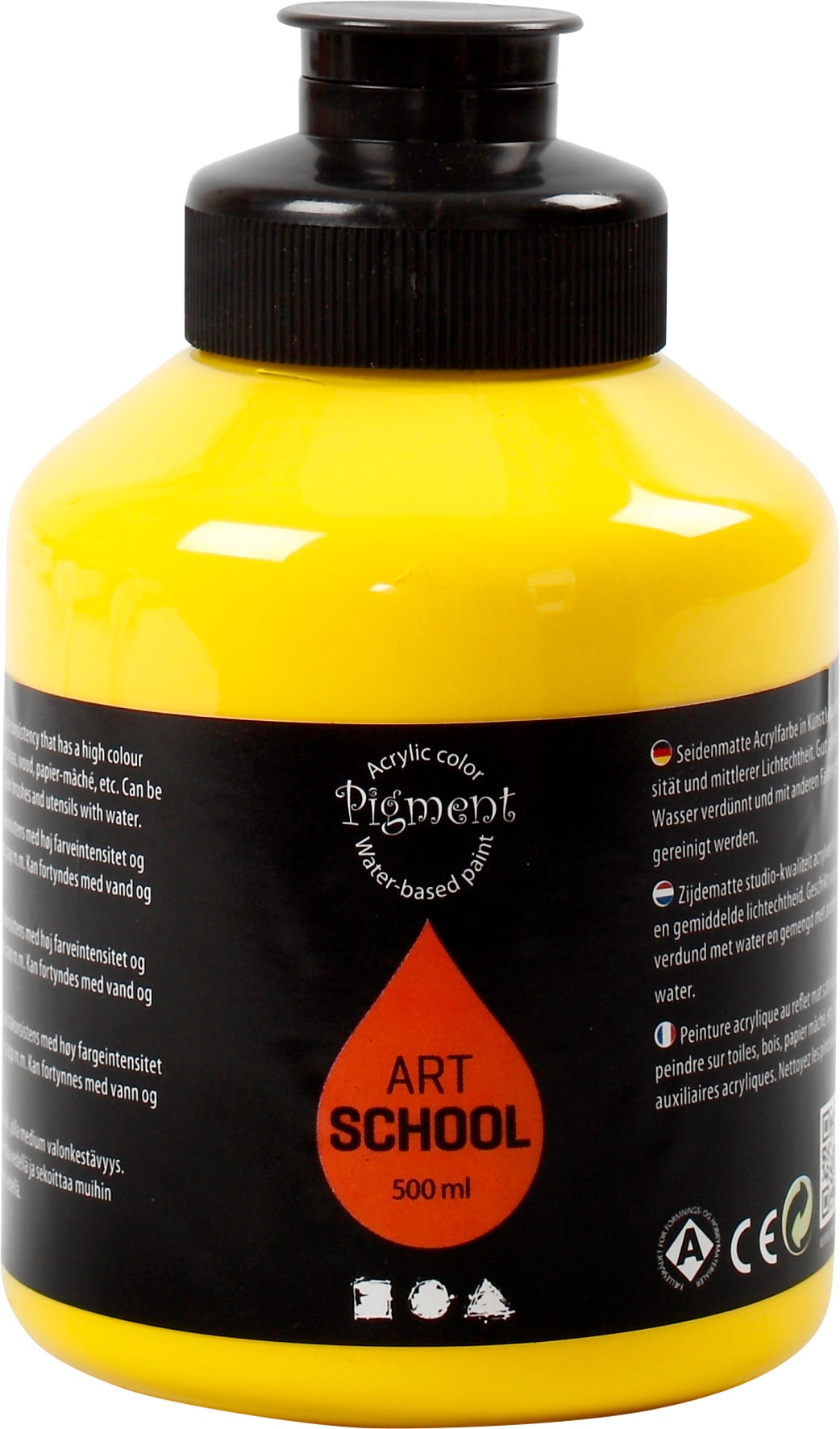 [8100735] Akrylfärg Pigment 500ml gul