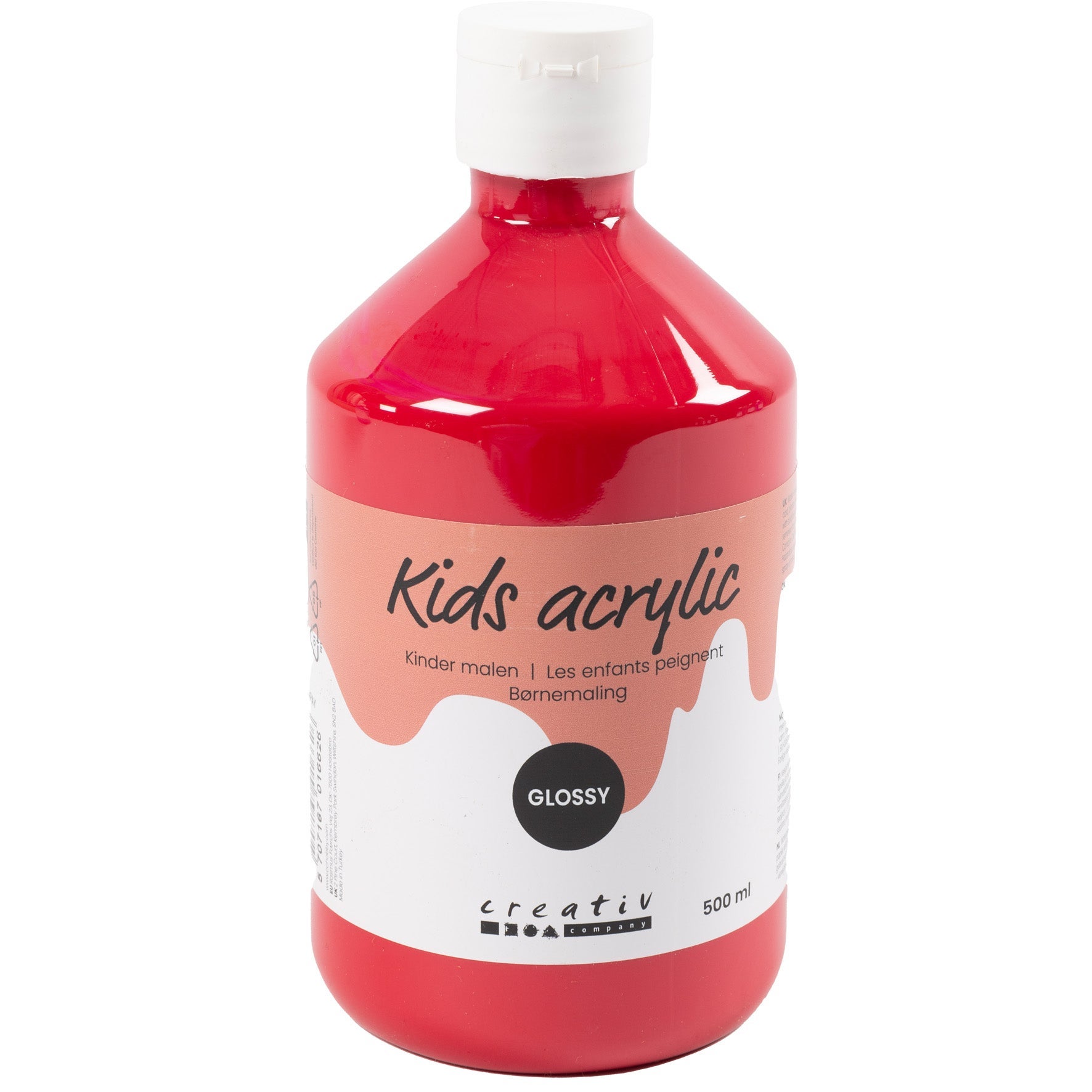 [8100812] Akrylfärg blank 500 ml röd