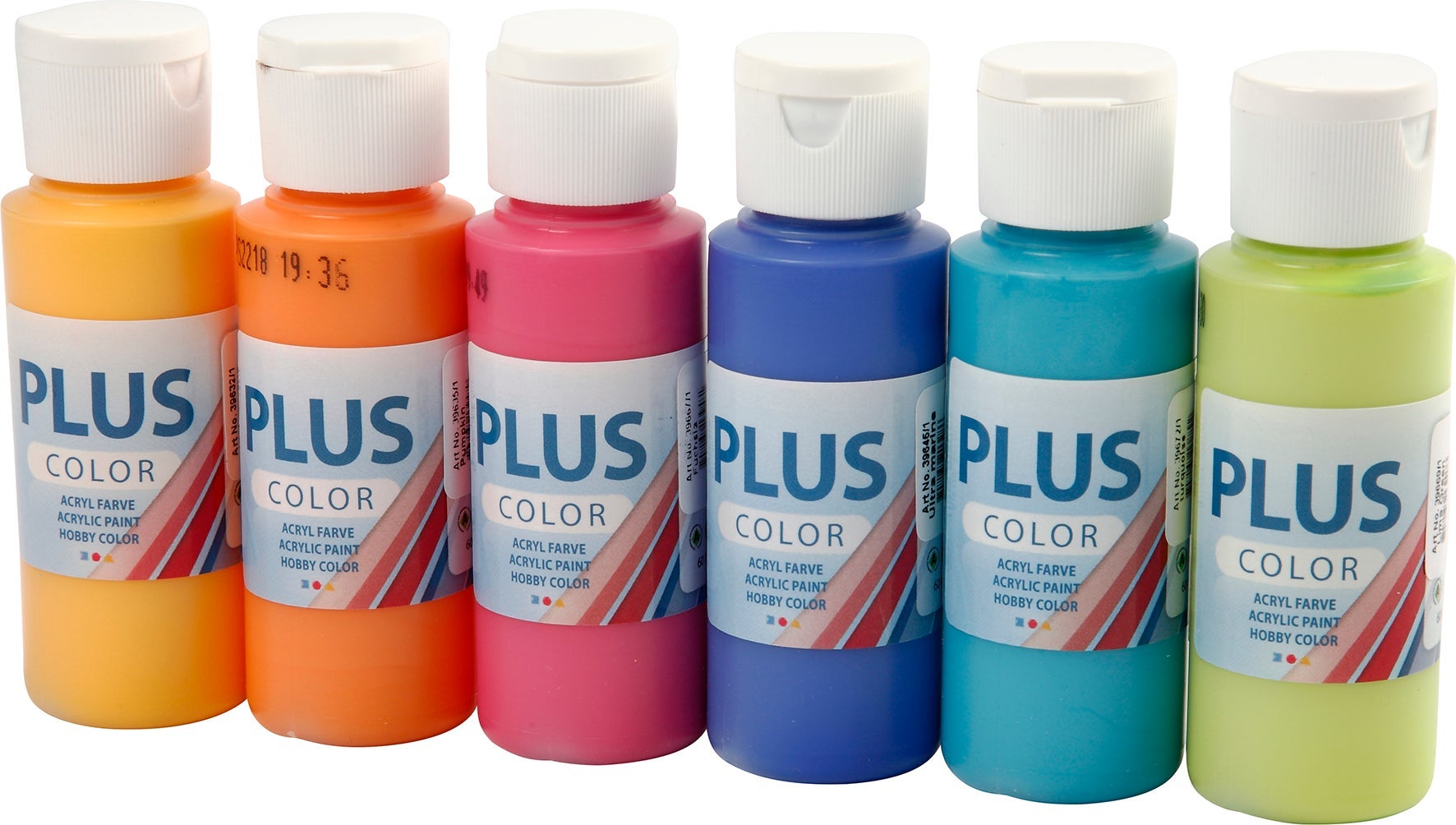 [8300412] Hobbyfärg Plus Fun 6 x 60 ml