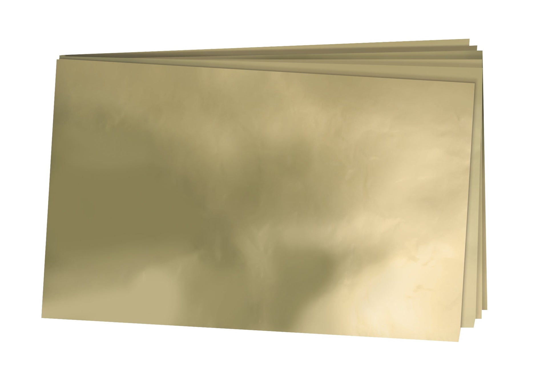[8300403] Metallkartong 50x35cm guld 10/fp