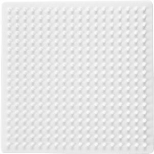 [8200651] Pärlplatta 9x9cm vit