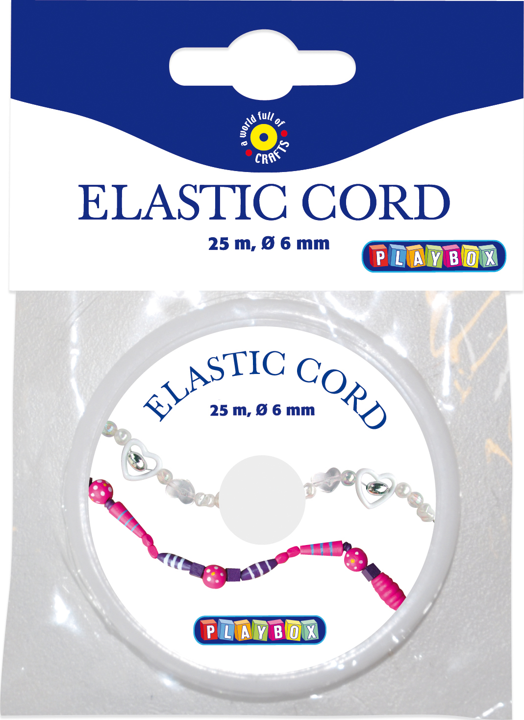 [8200339] Smyckestråd elastisk 0,6 25m