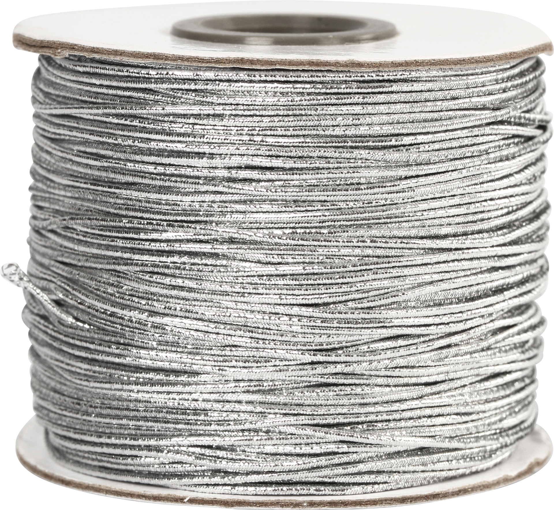 [8300449] Elastiskt snöre 1mm 100m silve