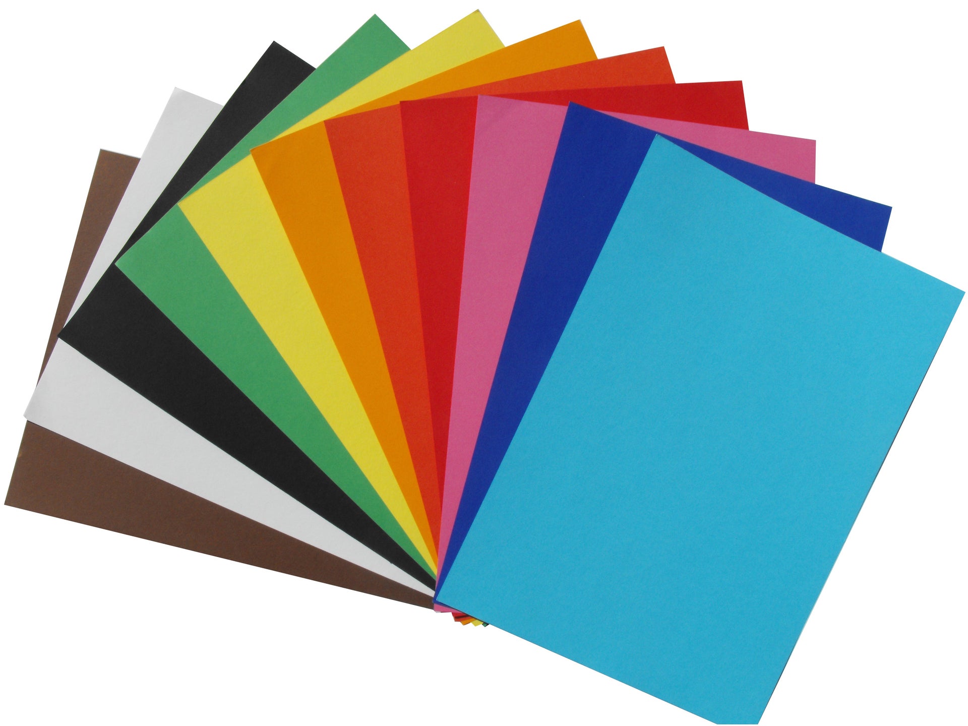 [8300091] Reklamkartong 300g 35x50cm sort.färg 11/fp