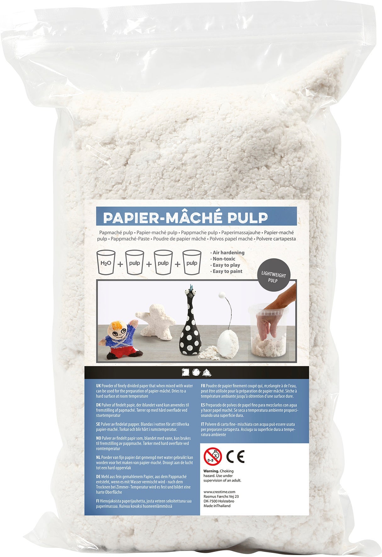 [8300950] Papier-maché massa 400g