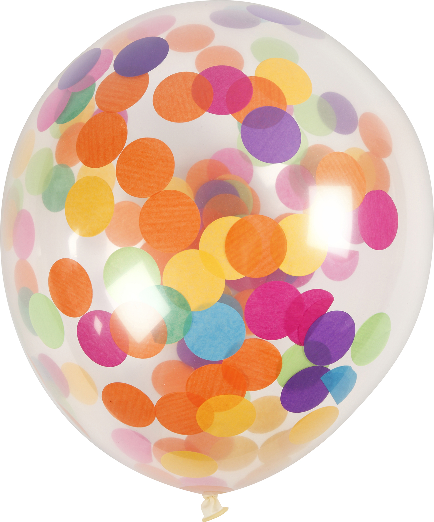 [8310121] Ballonger konfetti 23cm 4/fp