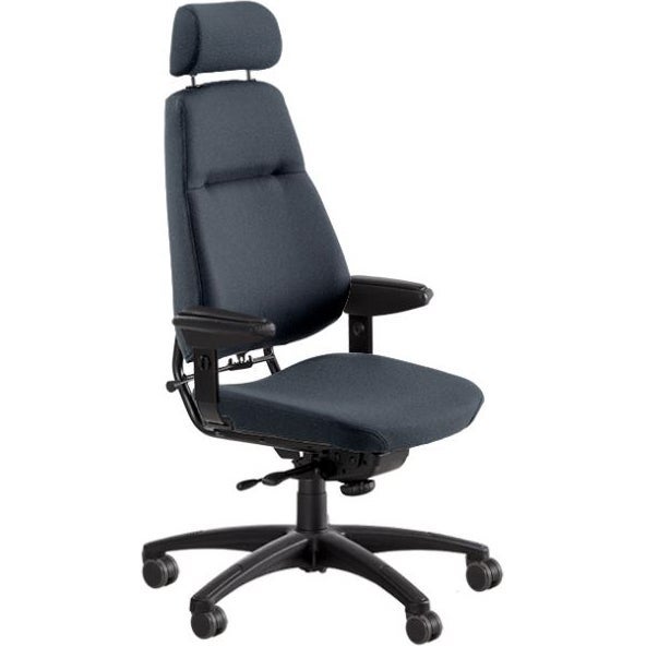 [2470304] Kontorsstol Sverigestolen 814 XL Komplett svart