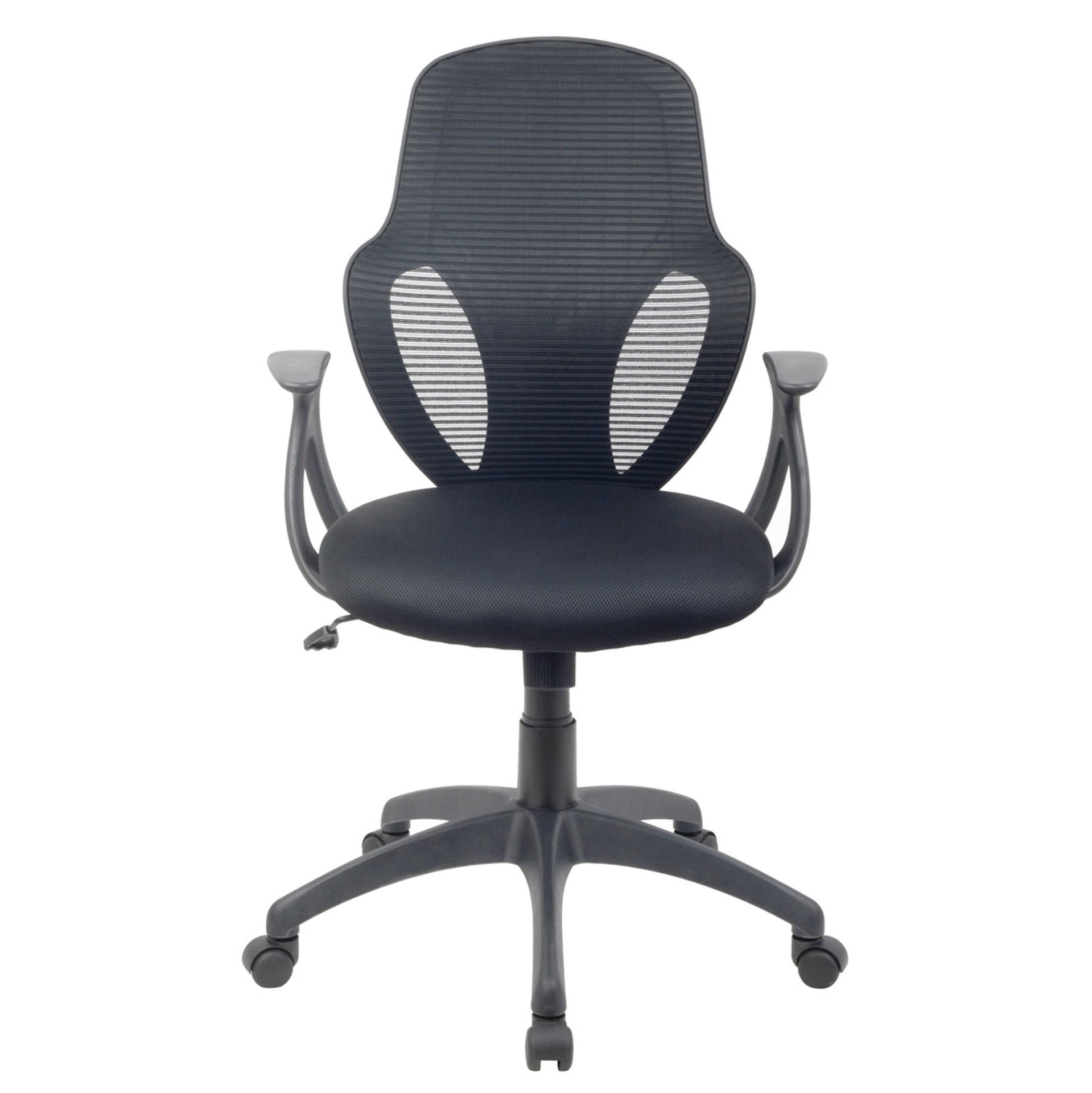 [2470283] Stol Austin mesh ink.armst svart